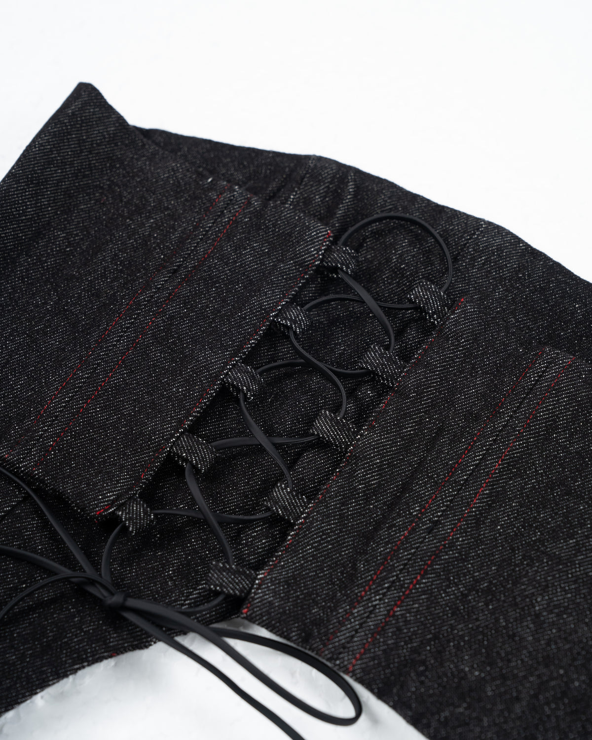 BLACK AMOUR DENIM CORSET | SKIRT