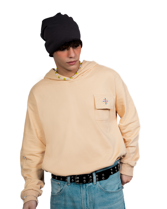 BUTTERMILK POCKET HOODIE