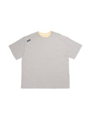 GRAY YELLOW ECHO TEE
