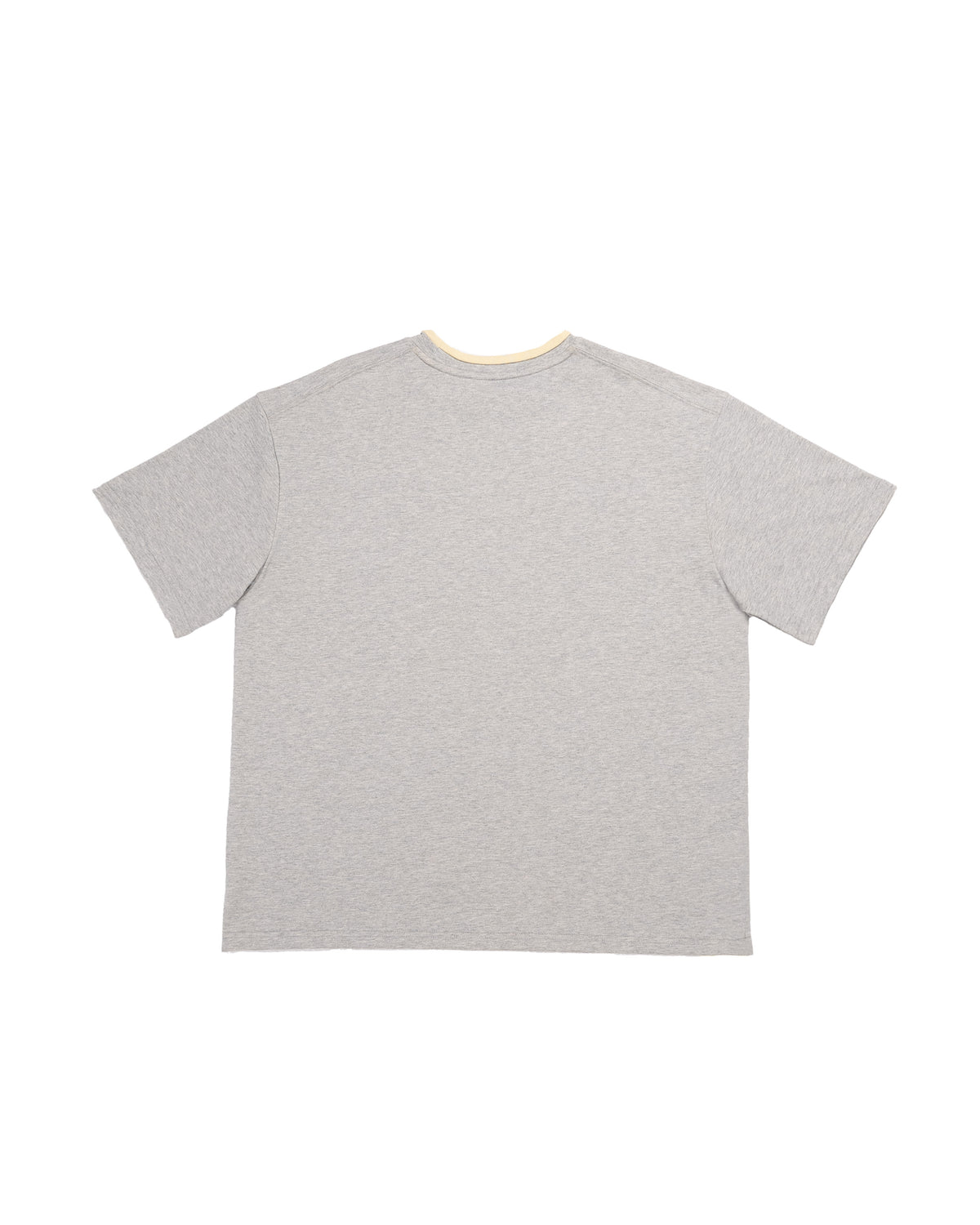 GRAY YELLOW ECHO TEE