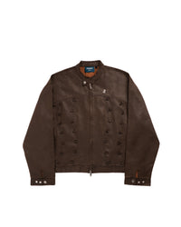BROWN TWINE BIKER JACKET | JORTS