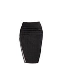 BLACK AMOUR DENIM CORSET | SKIRT