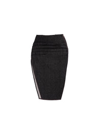 BLACK AMOUR DENIM CORSET | SKIRT