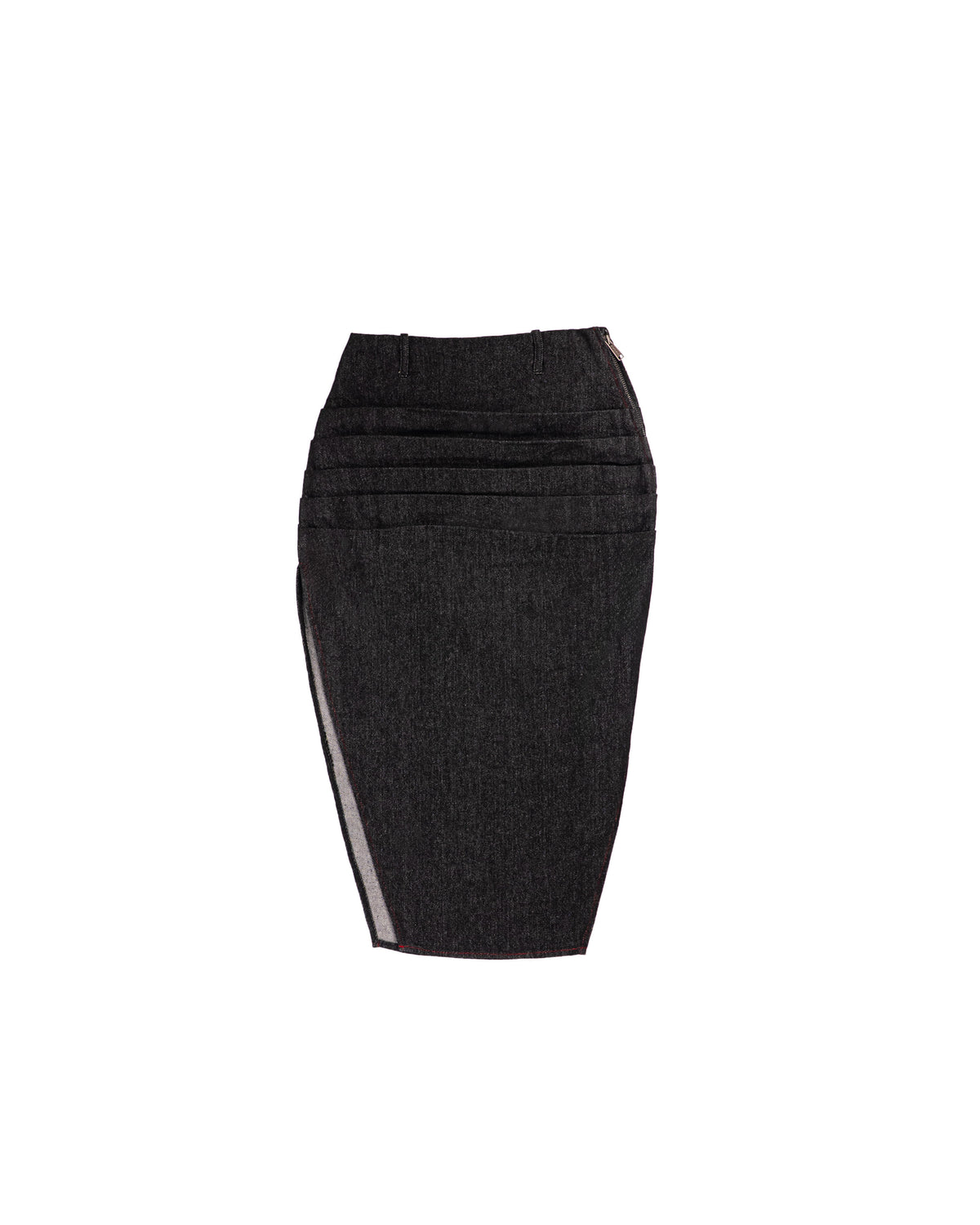 BLACK AMOUR DENIM CORSET | SKIRT