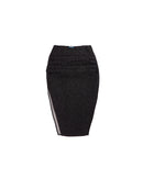 BLACK AMOUR DENIM CORSET | SKIRT