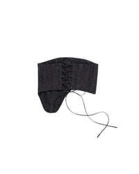 BLACK AMOUR DENIM CORSET | SKIRT