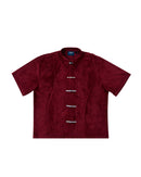 RED SUEDE SHIRT