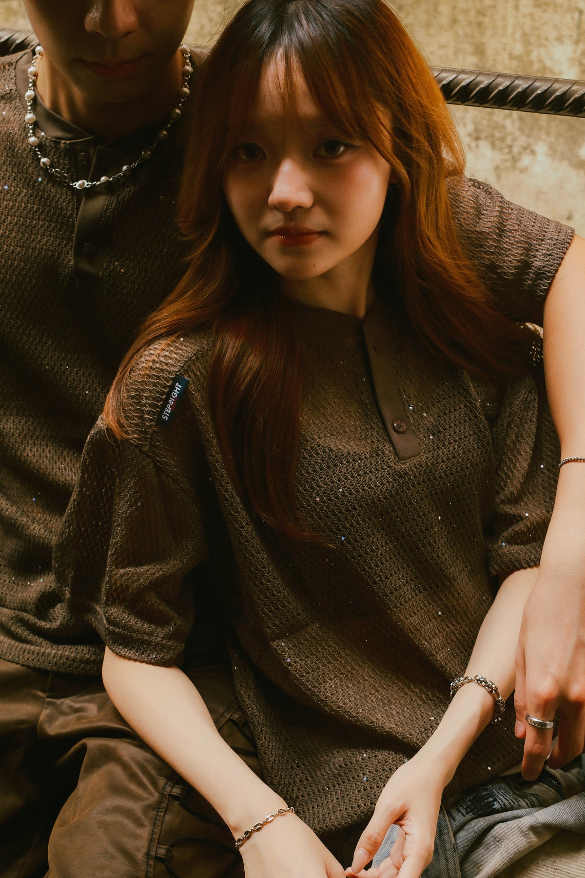 GREEN HENLEY TEE