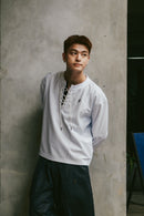 WHITE TANGLE LONG SLEEVE