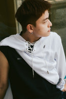 WHITE TANGLE LONG SLEEVE