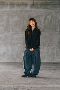 BLACK TANGLE LONG SLEEVE