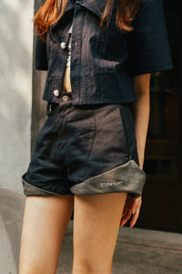 BLACK KISMET MINI SHORTS