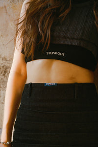 BLACK AMOUR DENIM CORSET | SKIRT