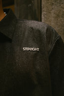BLACK TACIT DENIM SHIRT