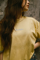 GRAY YELLOW ECHO TEE