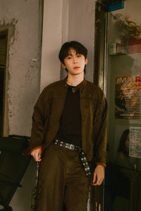 BROWN TWINE BIKER JACKET | JORTS