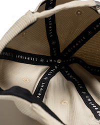 EGG SHELL BEIGE EMBROIDERED LOGO CAP