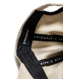 EGG SHELL BEIGE EMBROIDERED LOGO CAP