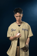 KHAKI BASEBALL JERSEY