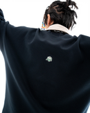 MIDNIGHT-BLUE POLO SWEATER
