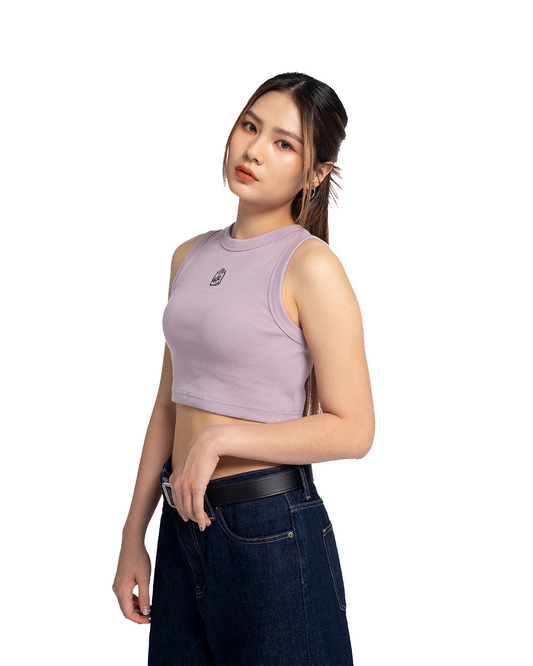 THISTLE PURPLE CROP TANK