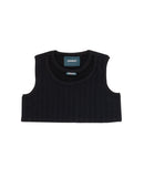 BLACK SOLACE CROP