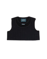 BLACK SOLACE CROP