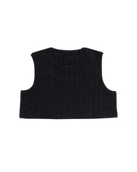BLACK SOLACE CROP