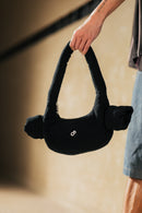 BLACK TOWEL BAG