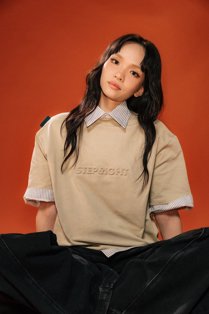 EMBOSS TEE - 8 COLOUR