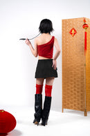 ASYMM CROP - 2 COLOUR