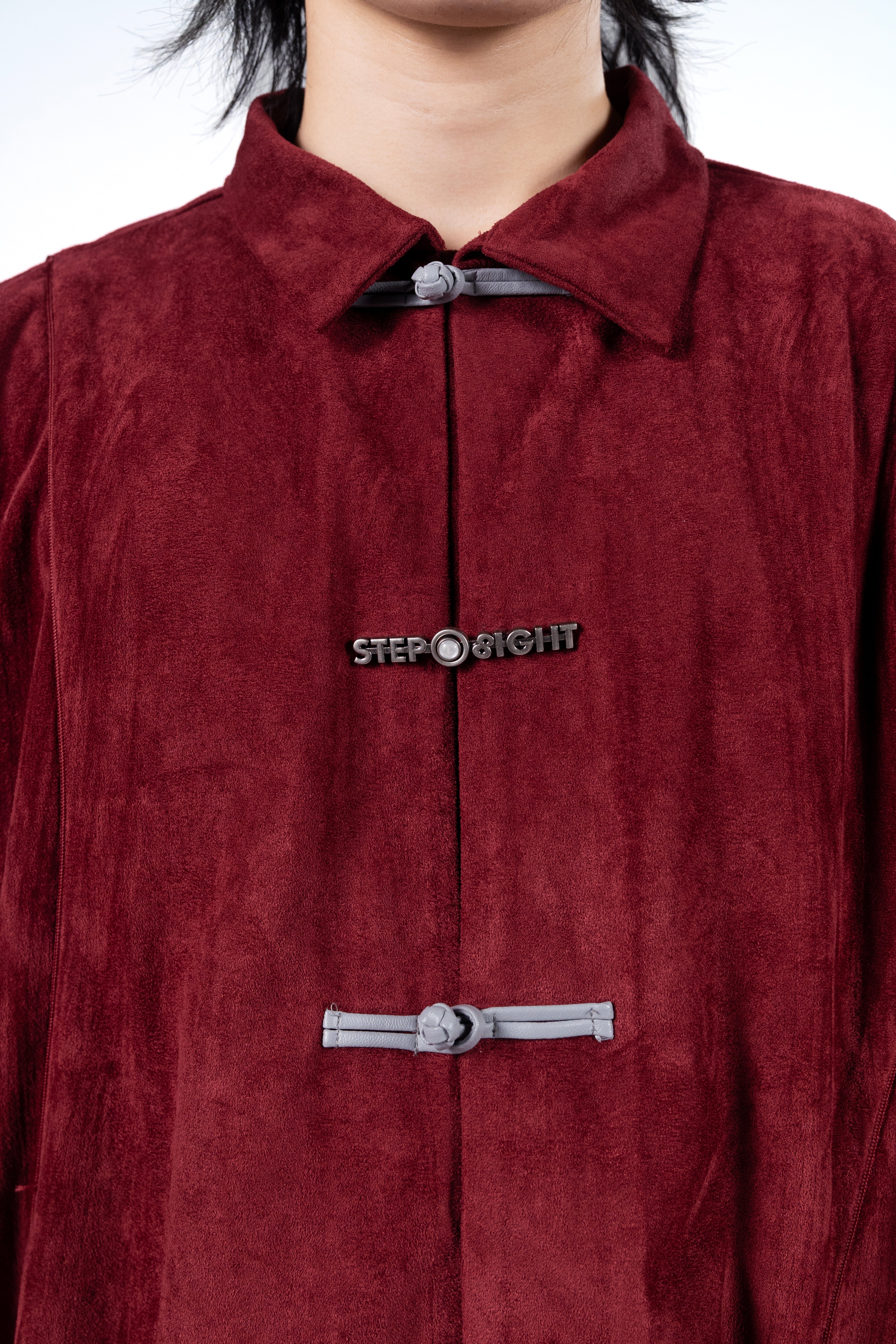 RED SUEDE SHIRT