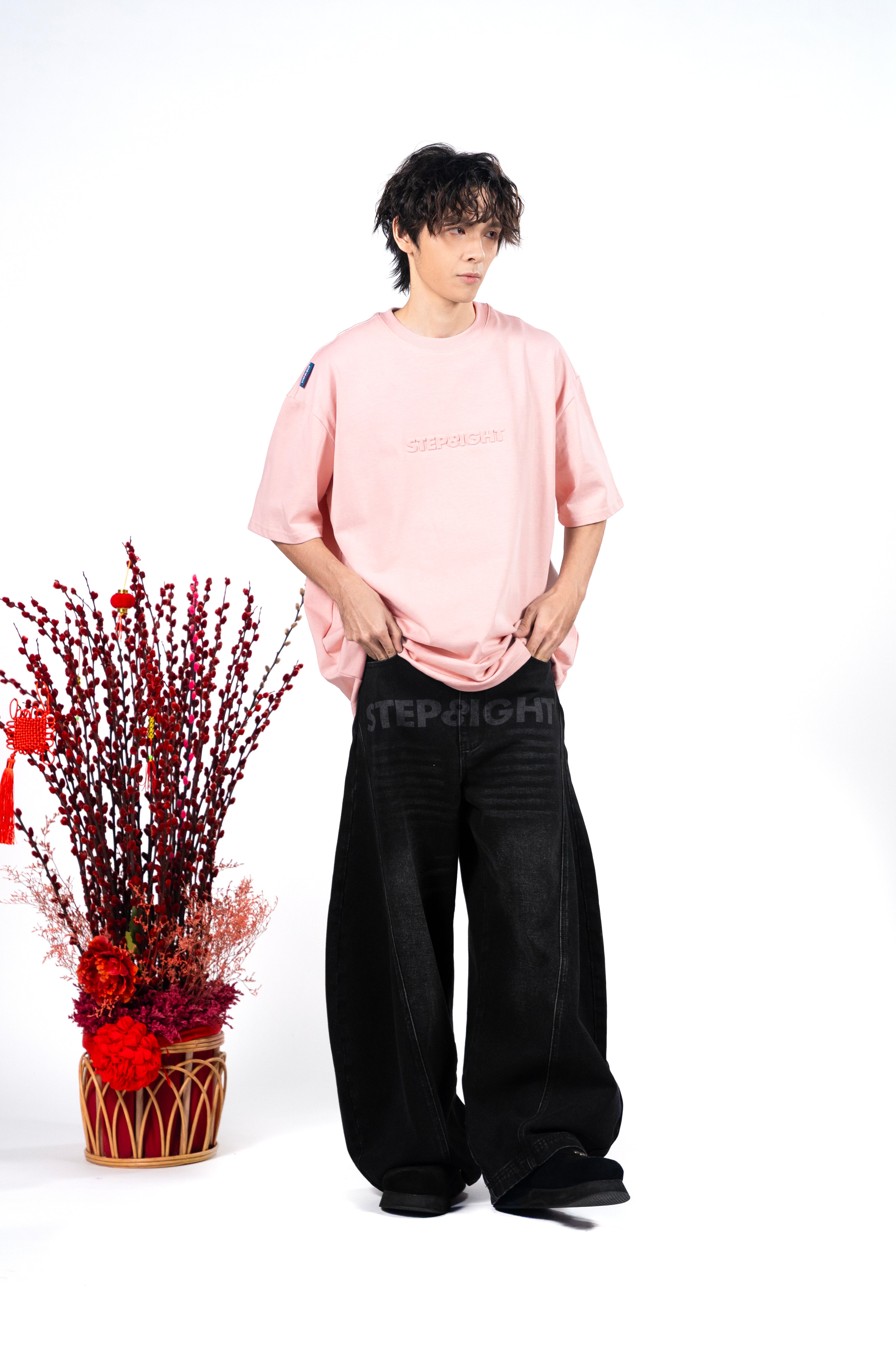 EMBOSS TEE - 8 COLOUR