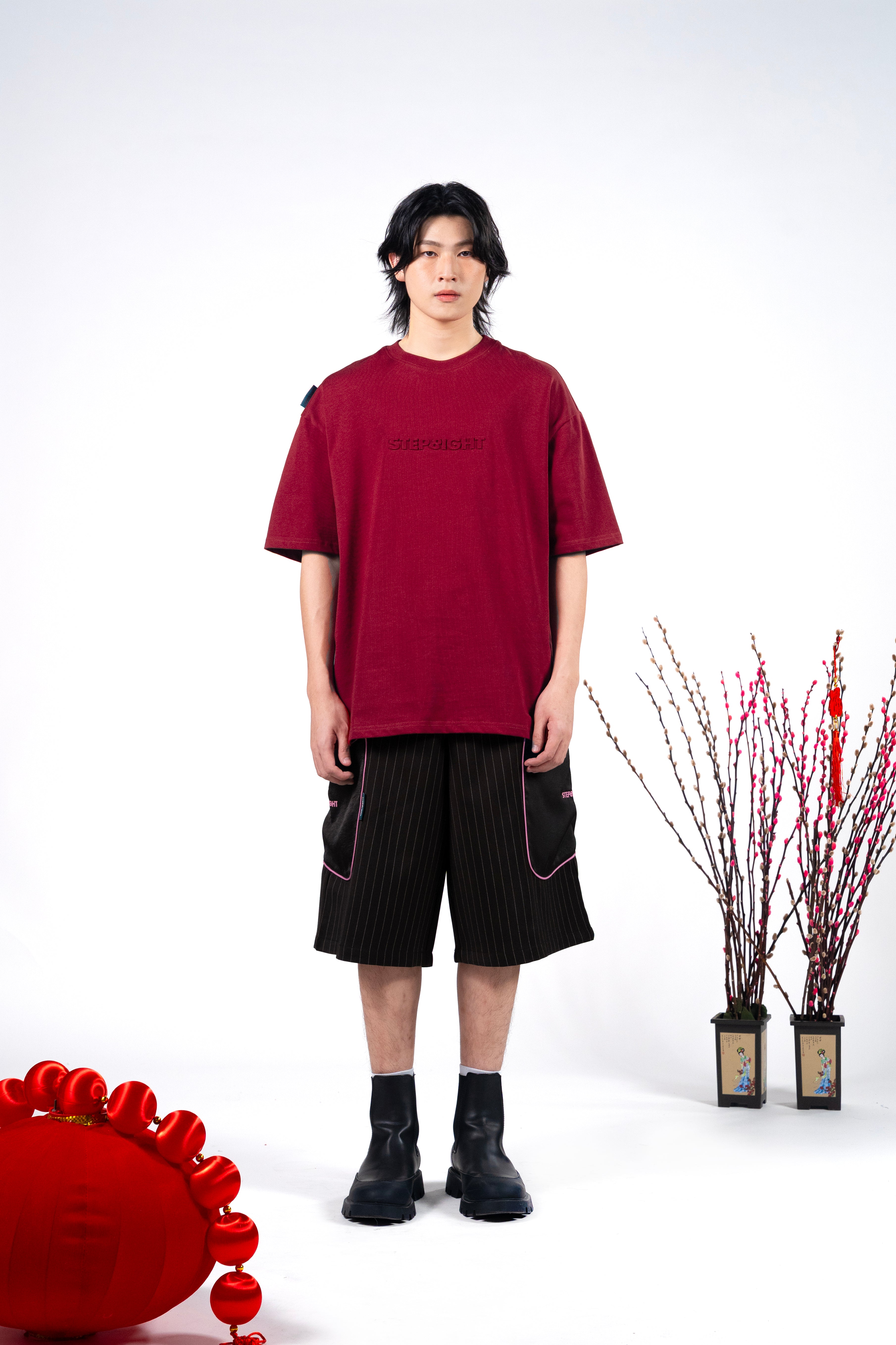 EMBOSS TEE - 8 COLOUR