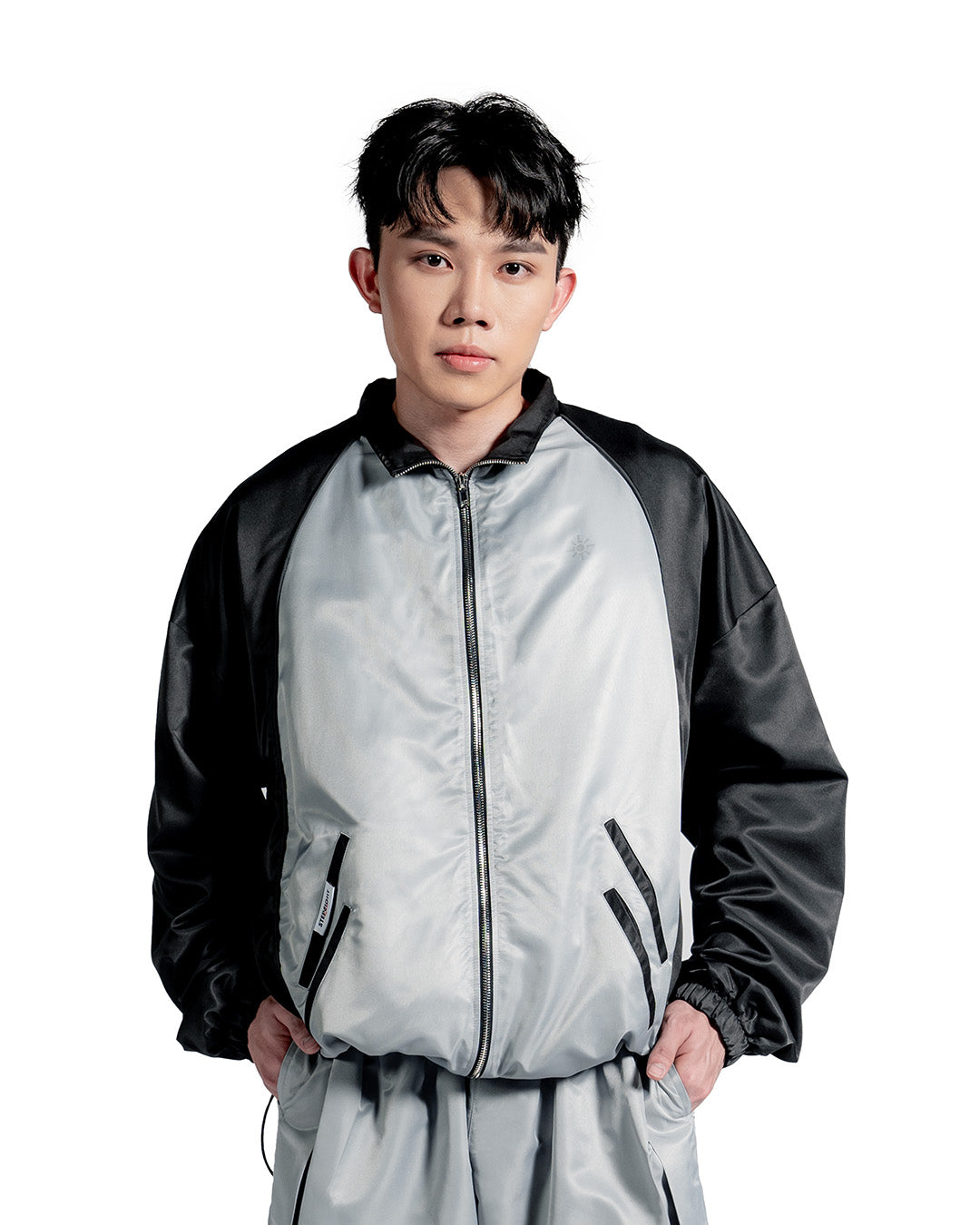 PEWTER GRAY DECONSTRUCTED JACKET