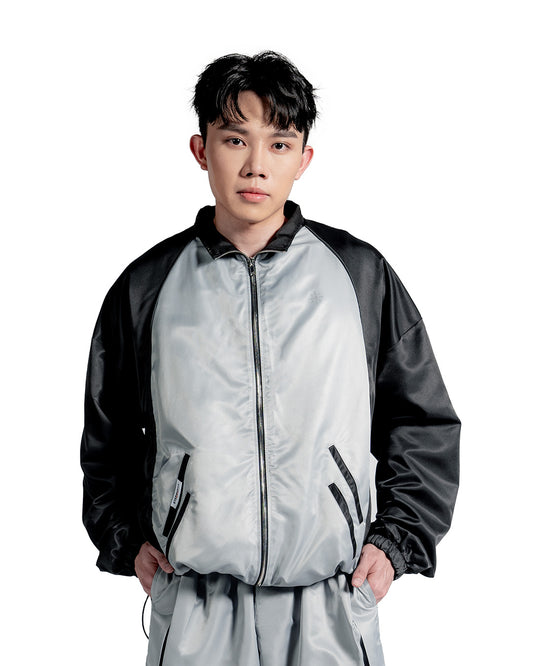 PEWTER GRAY DECONSTRUCTED JACKET