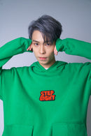 OVERSIZED POCKET HOODIE (Random 2 patches)