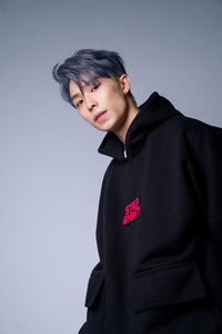 OVERSIZED POCKET HOODIE (Random 2 patches)