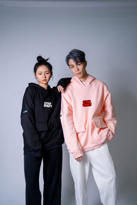 OVERSIZED POCKET HOODIE (Random 2 patches)