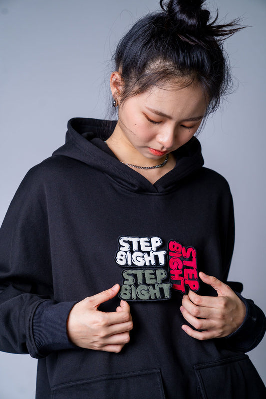 OVERSIZED POCKET HOODIE (Random 2 patches)