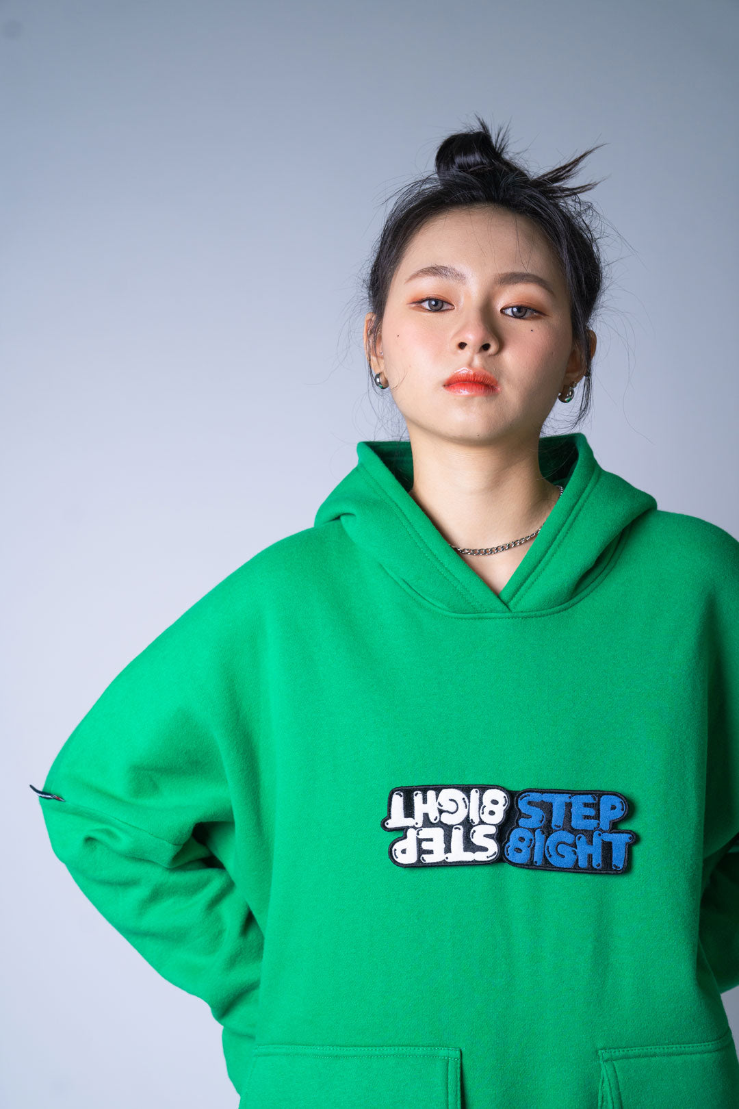 OVERSIZED POCKET HOODIE (Random 2 patches)