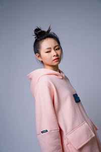 OVERSIZED POCKET HOODIE (Random 2 patches)