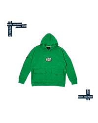OVERSIZED POCKET HOODIE (Random 2 patches)