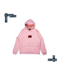 OVERSIZED POCKET HOODIE (Random 2 patches)